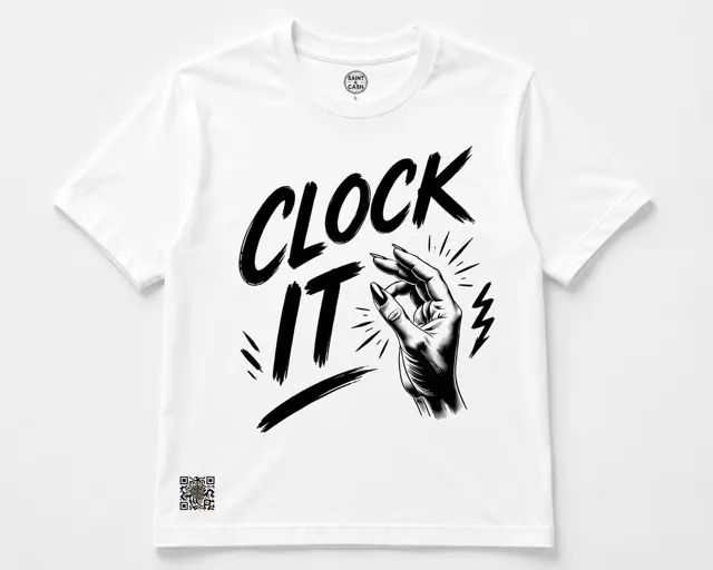 CLOCK IT Tee